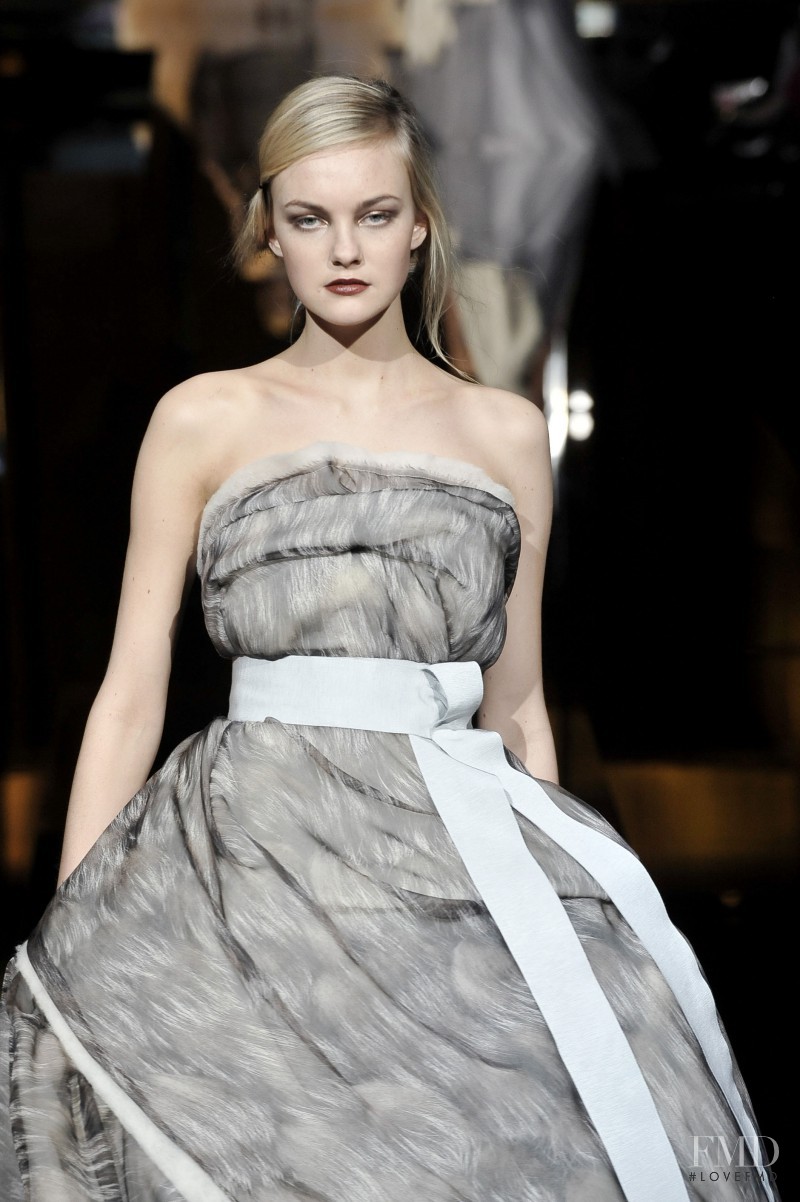 Caroline Trentini featured in  the Dolce & Gabbana fashion show for Autumn/Winter 2008