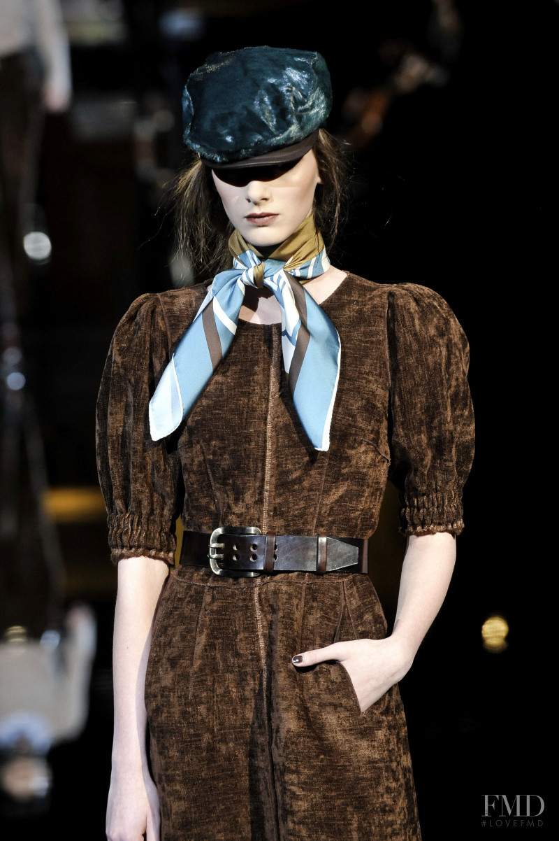 Denisa Dvorakova featured in  the Dolce & Gabbana fashion show for Autumn/Winter 2008