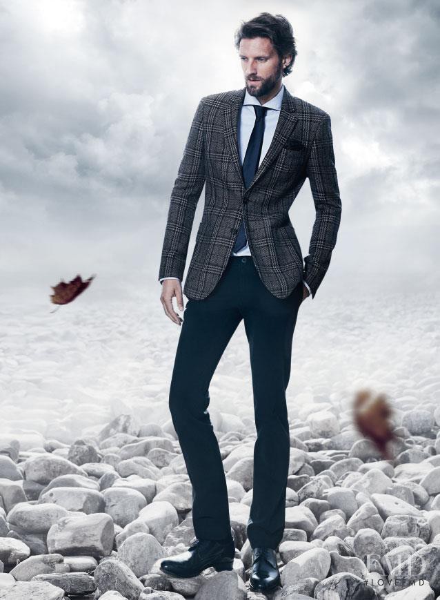 RJ Rogenski featured in  the Hugo Boss advertisement for Autumn/Winter 2012