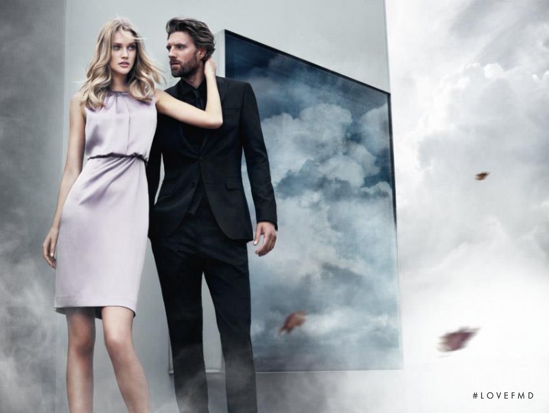 RJ Rogenski featured in  the Hugo Boss advertisement for Autumn/Winter 2012