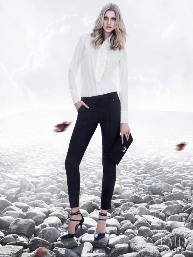 Toni Garrn featured in  the Hugo Boss advertisement for Autumn/Winter 2012