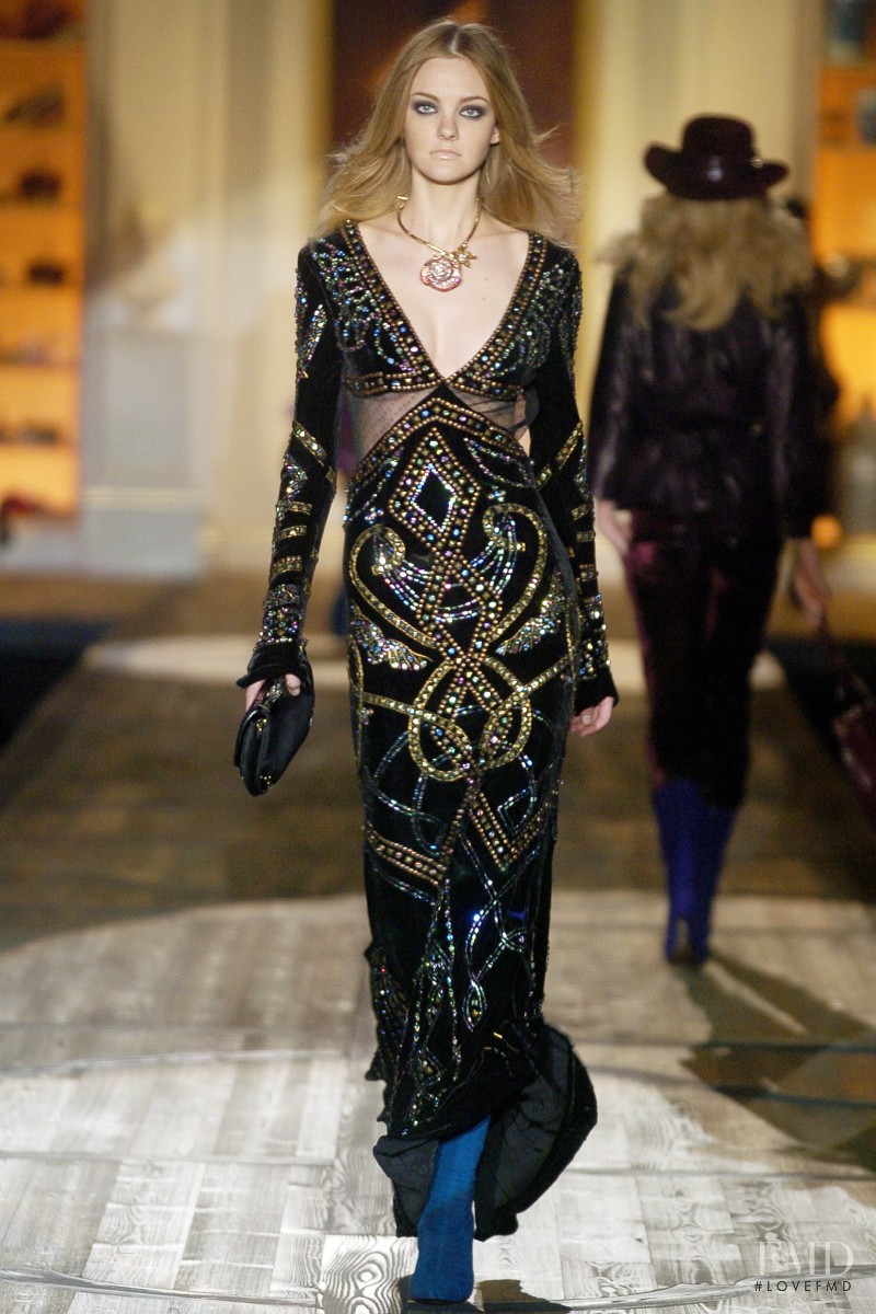 Caroline Trentini featured in  the Roberto Cavalli fashion show for Autumn/Winter 2005