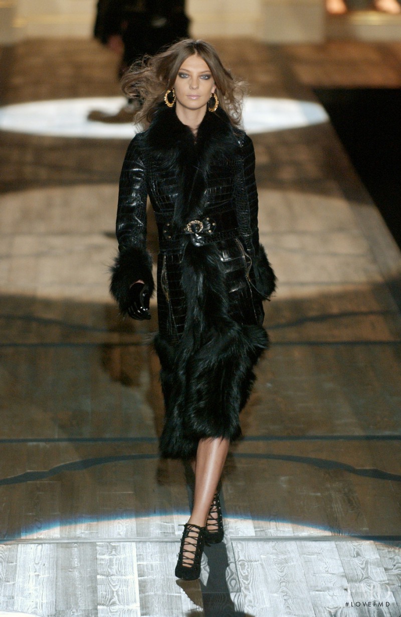 Daria Werbowy featured in  the Roberto Cavalli fashion show for Autumn/Winter 2005