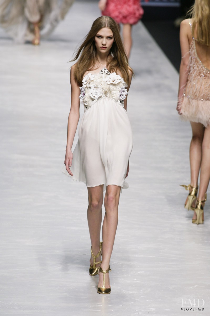 Karlie Kloss featured in  the Blumarine fashion show for Autumn/Winter 2008