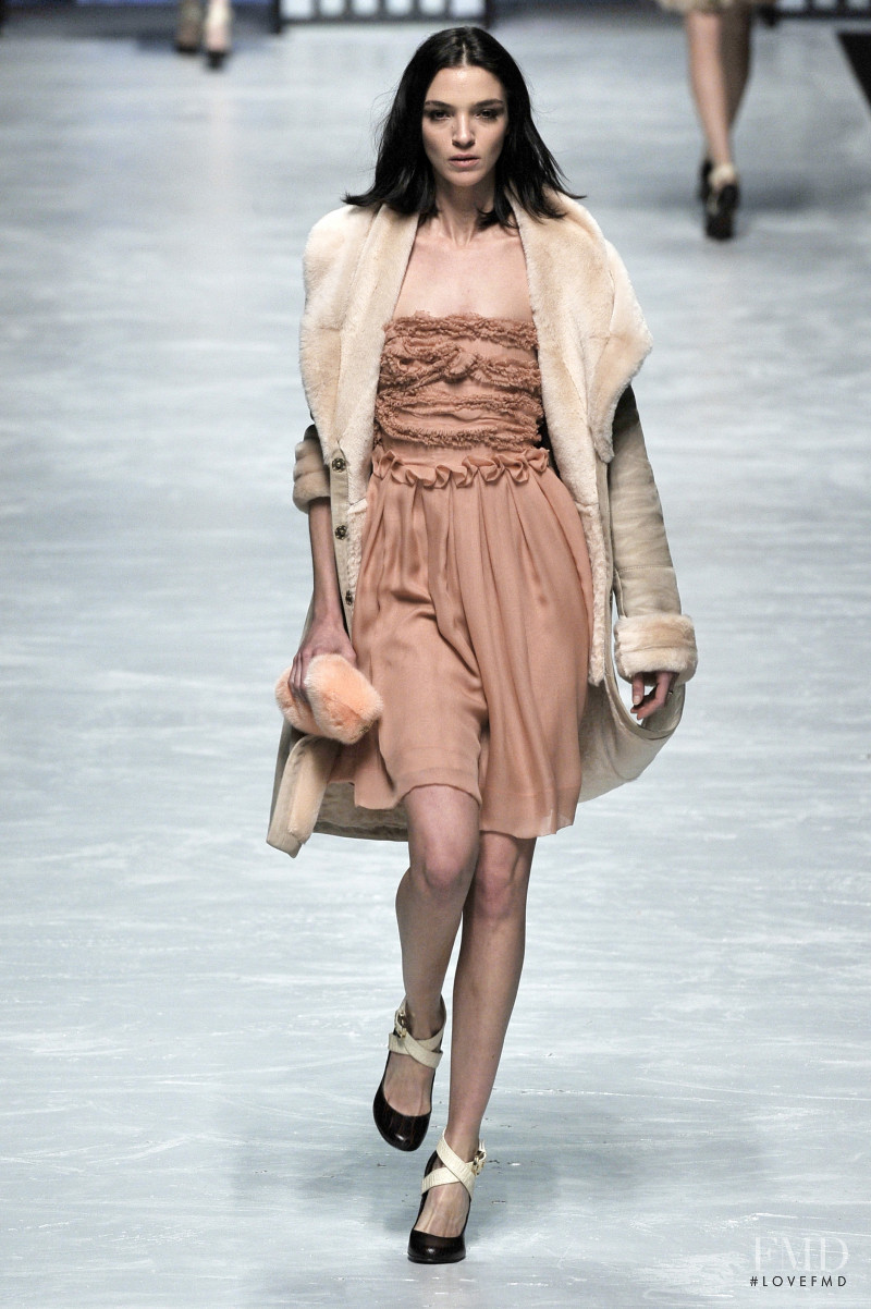 Mariacarla Boscono featured in  the Blumarine fashion show for Autumn/Winter 2008
