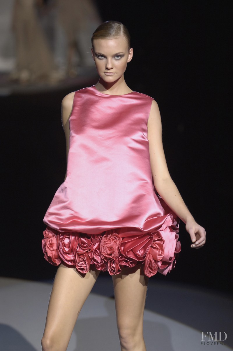 Caroline Trentini featured in  the Zac Posen fashion show for Spring/Summer 2007