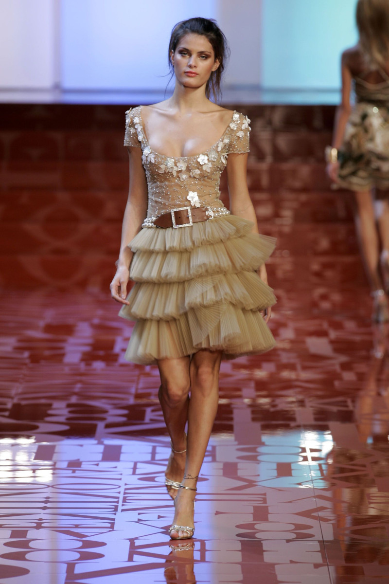 Isabeli Fontana featured in  the Valentino fashion show for Spring/Summer 2005
