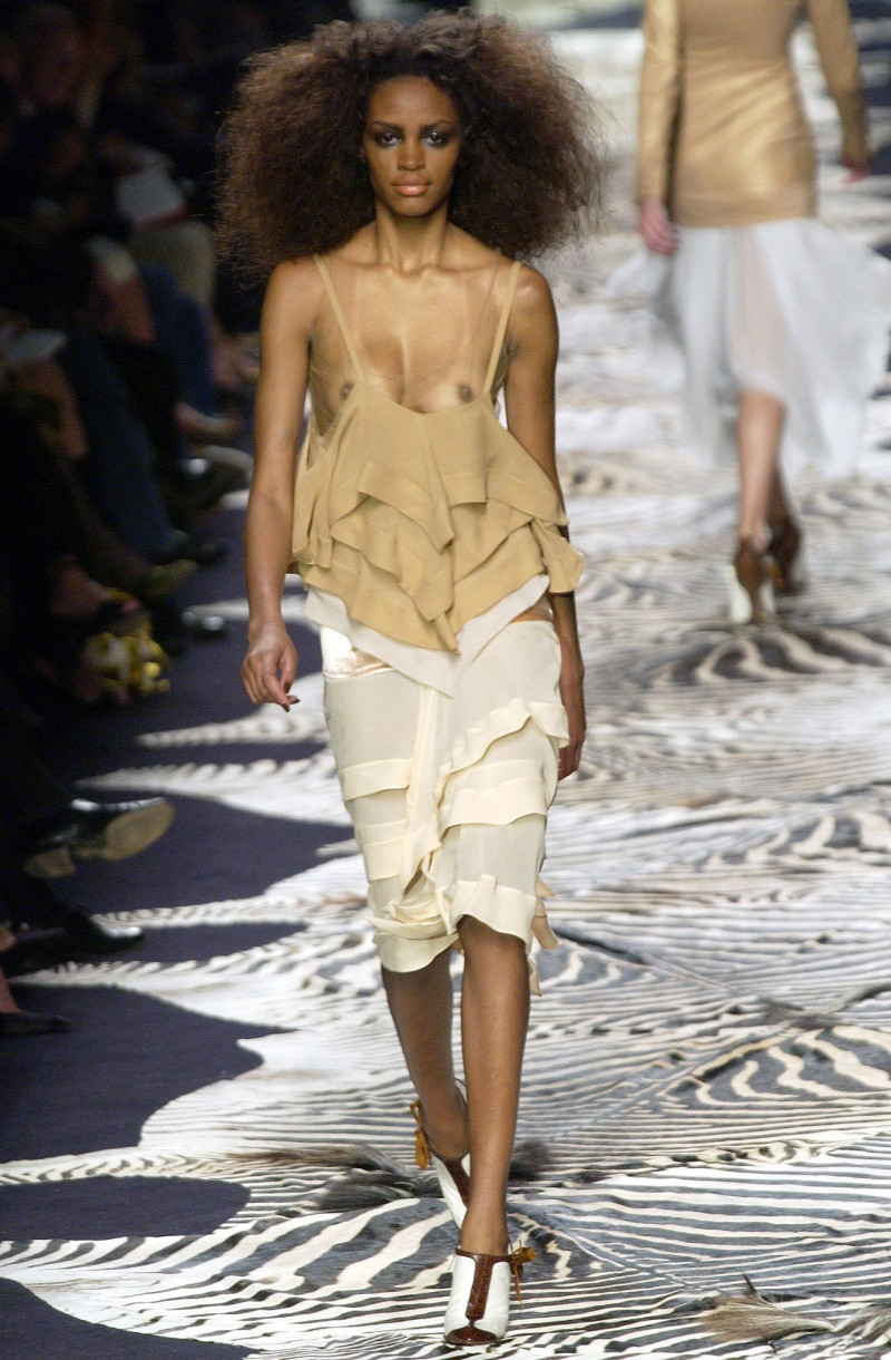 Saint Laurent fashion show for Spring/Summer 2004