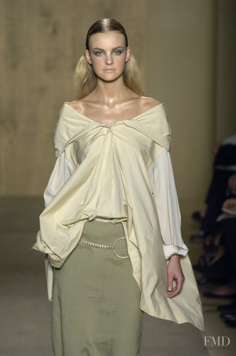 Caroline Trentini featured in  the Donna Karan New York fashion show for Spring/Summer 2007