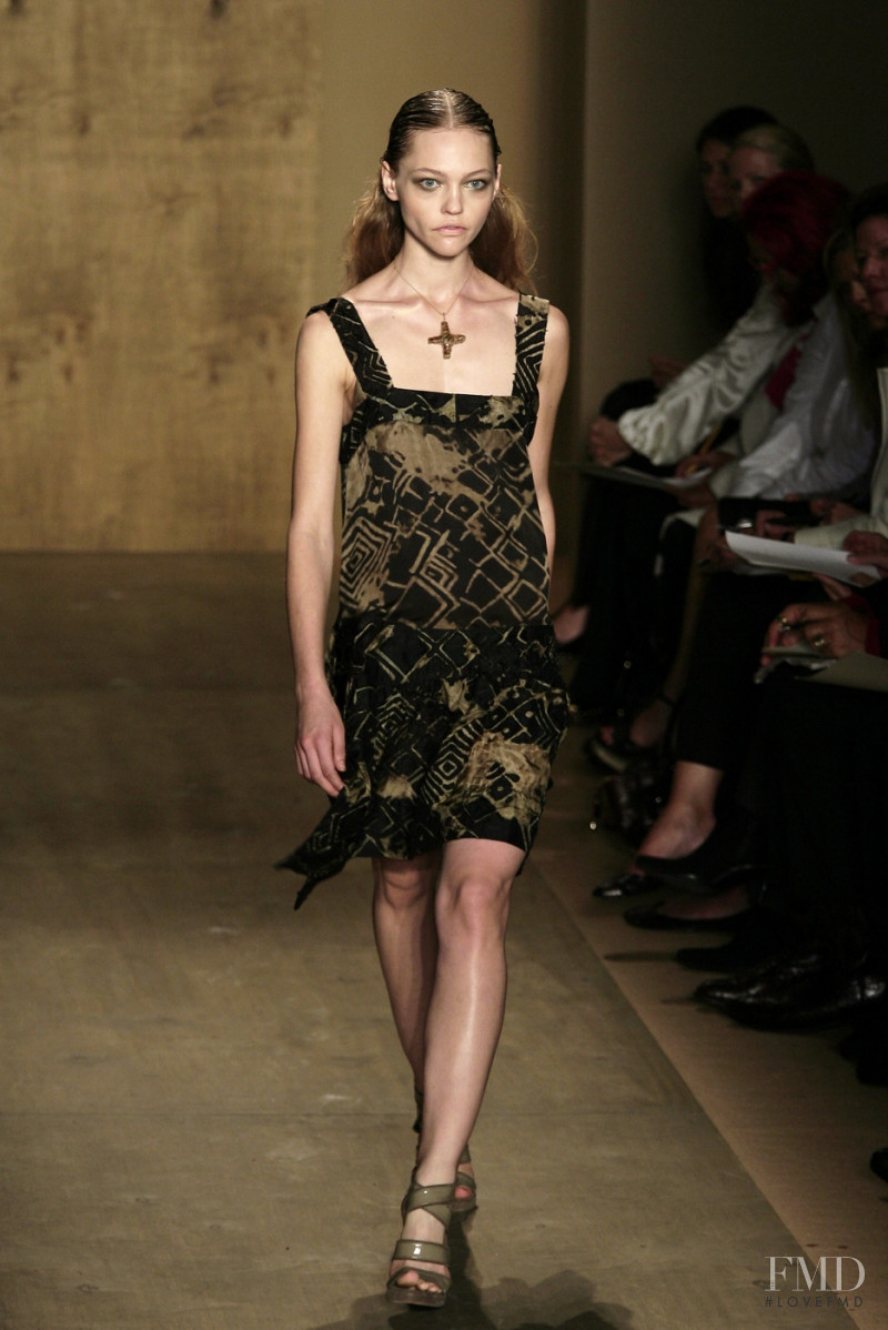 Sasha Pivovarova featured in  the Donna Karan New York fashion show for Spring/Summer 2007