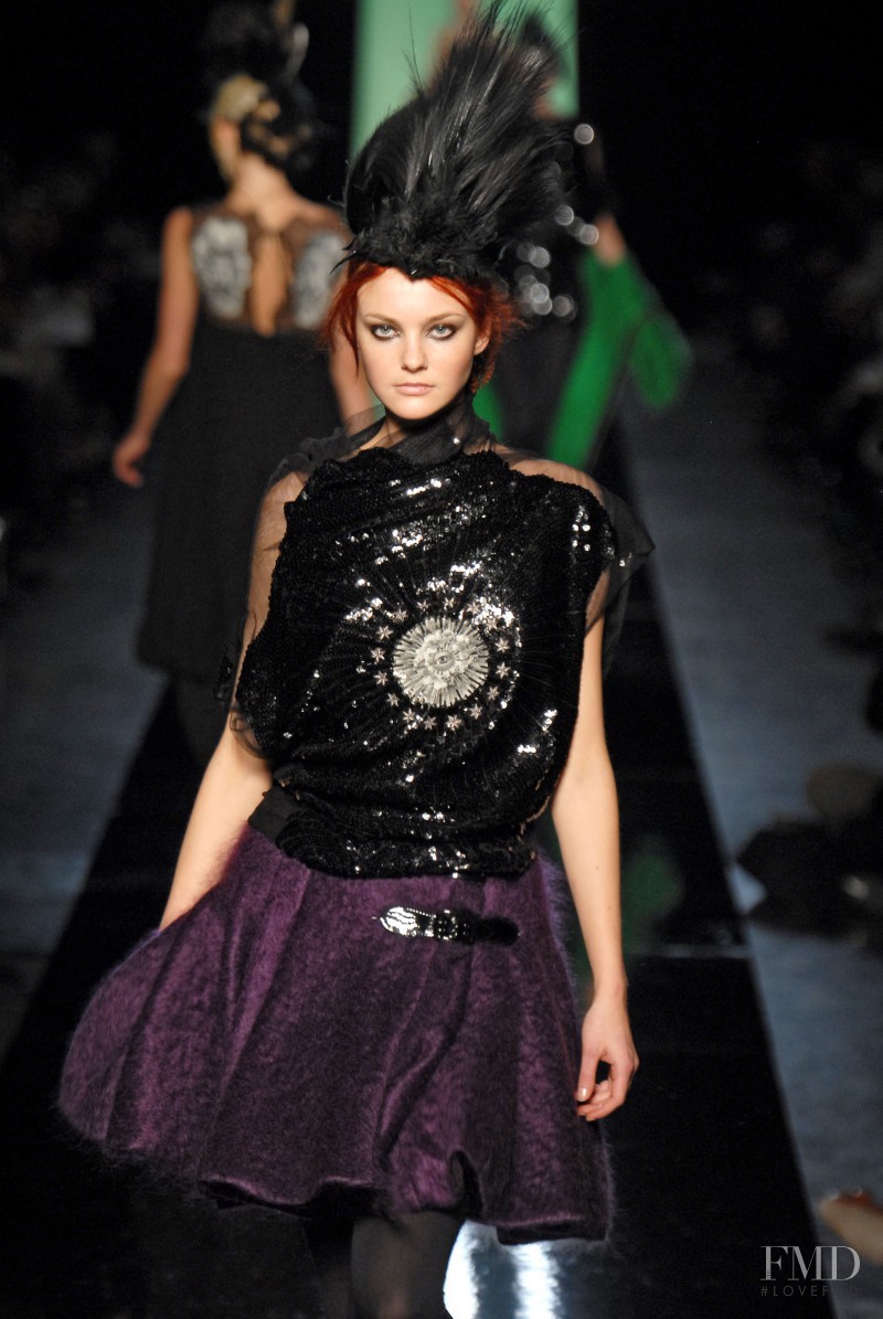 Caroline Trentini featured in  the Jean-Paul Gaultier fashion show for Autumn/Winter 2007
