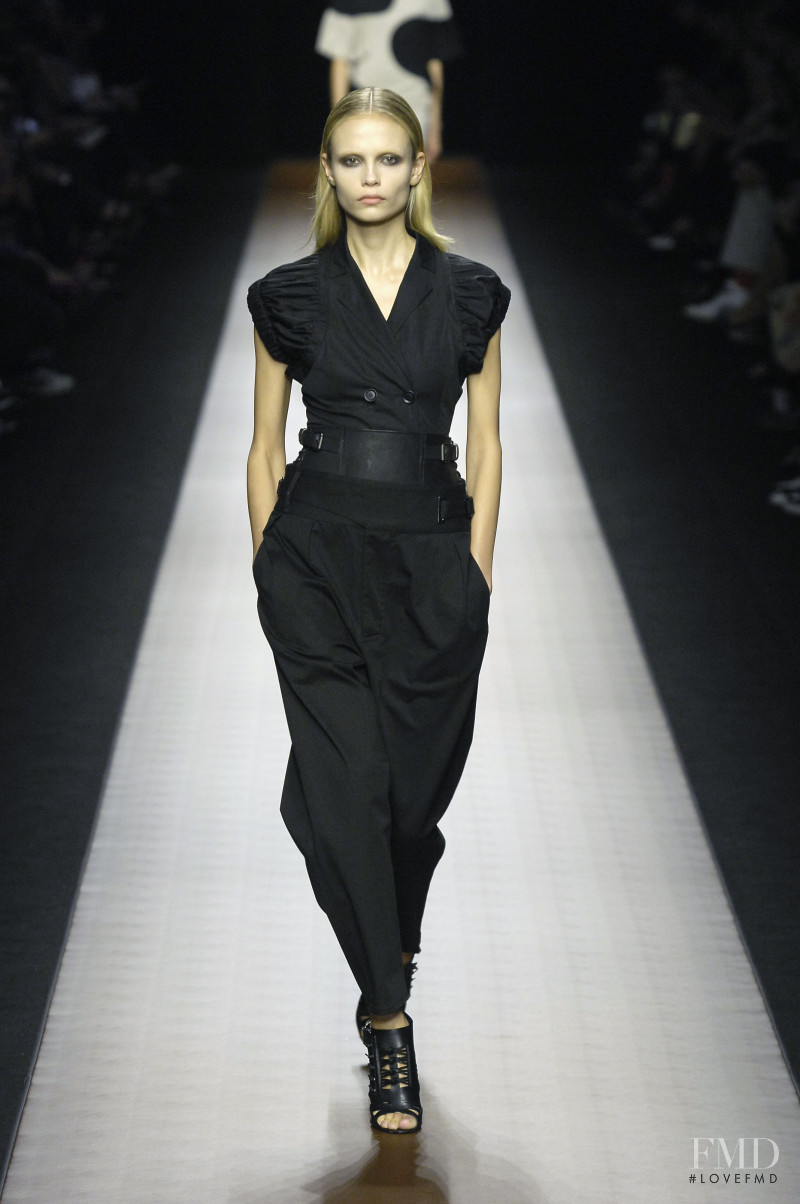 Natasha Poly featured in  the Givenchy fashion show for Spring/Summer 2008