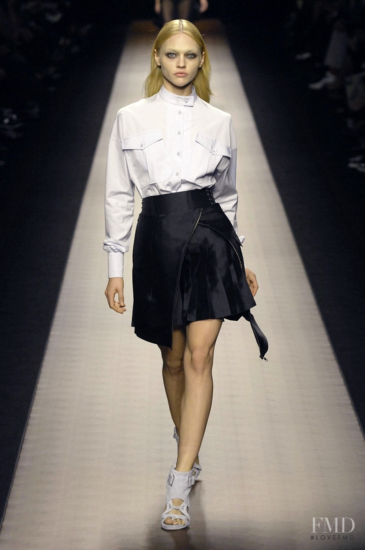 Sasha Pivovarova featured in  the Givenchy fashion show for Spring/Summer 2008