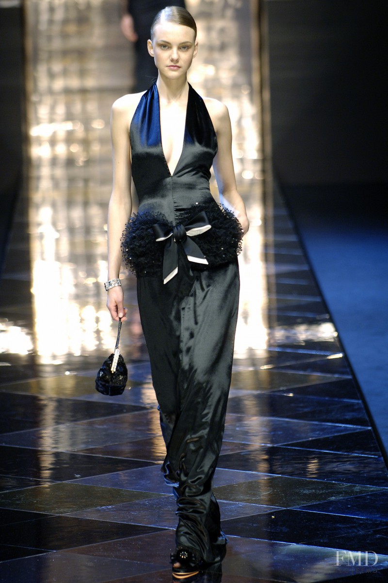 Caroline Trentini featured in  the Valentino fashion show for Autumn/Winter 2005
