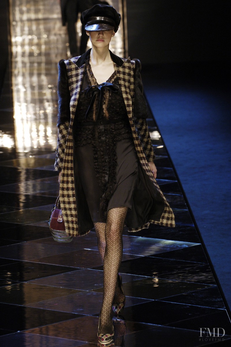 Caroline Trentini featured in  the Valentino fashion show for Autumn/Winter 2005