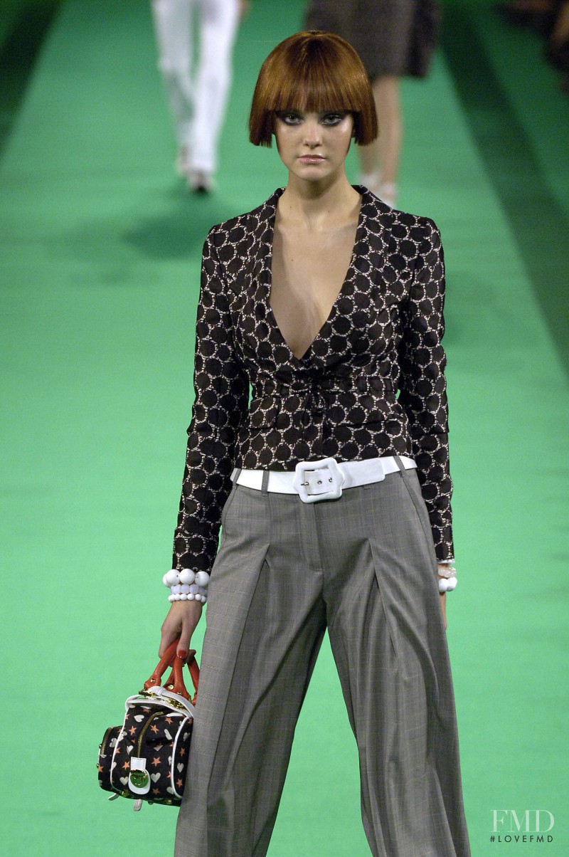 Caroline Trentini featured in  the Christian Lacroix fashion show for Spring/Summer 2007