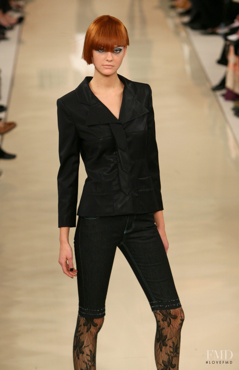 Caroline Trentini featured in  the Karl Lagerfeld fashion show for Spring/Summer 2007