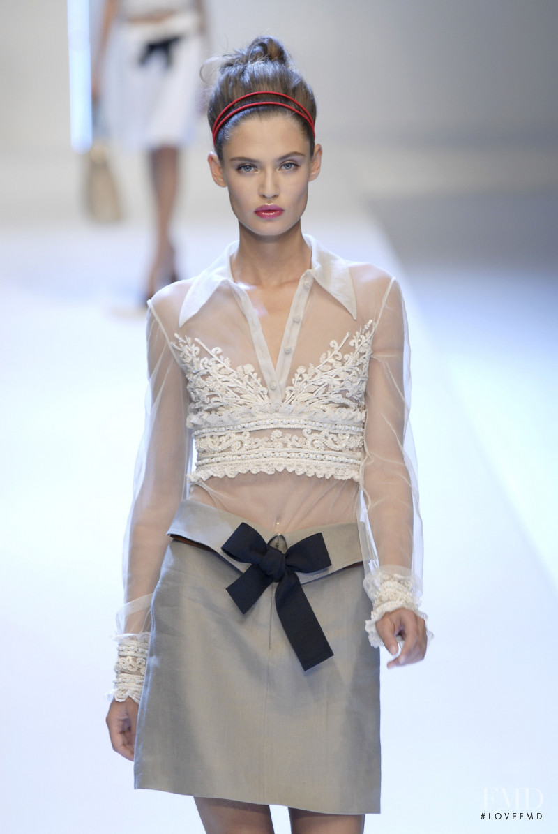 Bianca Balti featured in  the Valentino fashion show for Spring/Summer 2007
