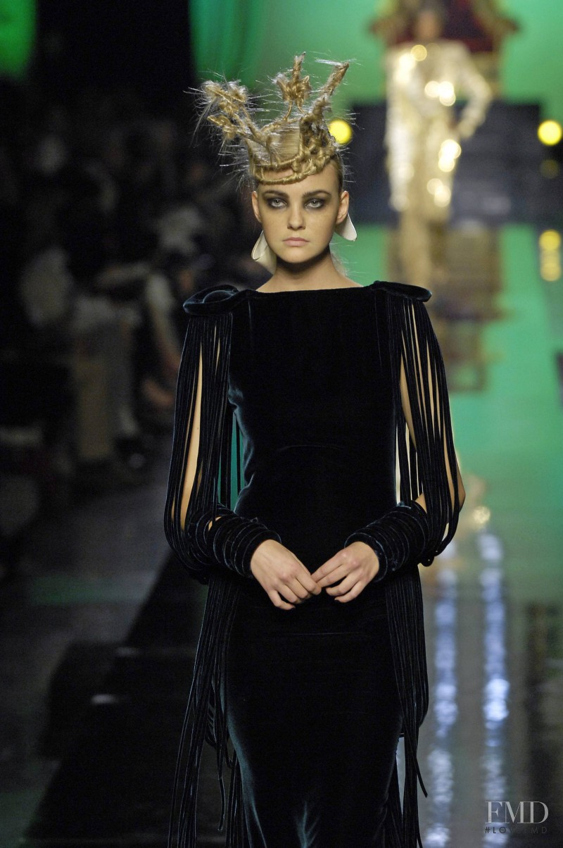 Caroline Trentini featured in  the Jean Paul Gaultier Haute Couture fashion show for Autumn/Winter 2007