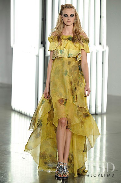 Caroline Trentini featured in  the Rodarte fashion show for Spring/Summer 2012