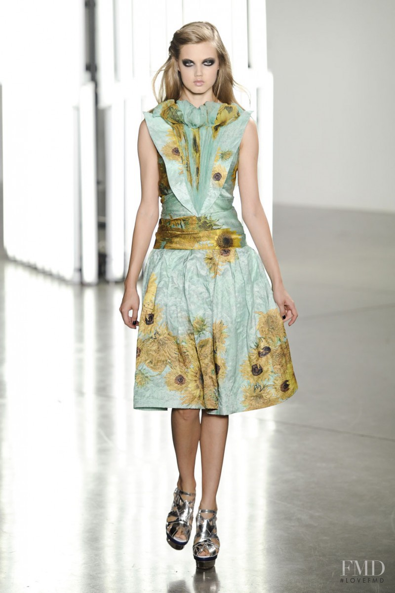 Lindsey Wixson featured in  the Rodarte fashion show for Spring/Summer 2012