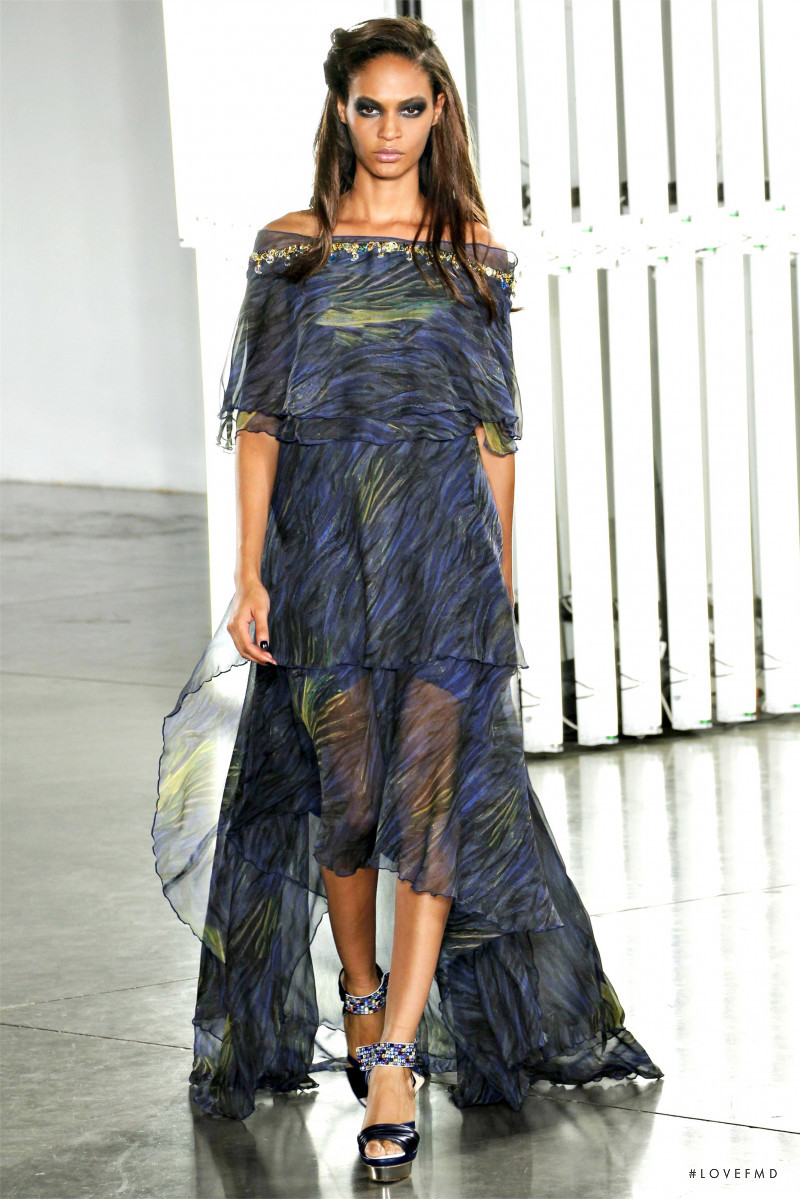 Joan Smalls featured in  the Rodarte fashion show for Spring/Summer 2012
