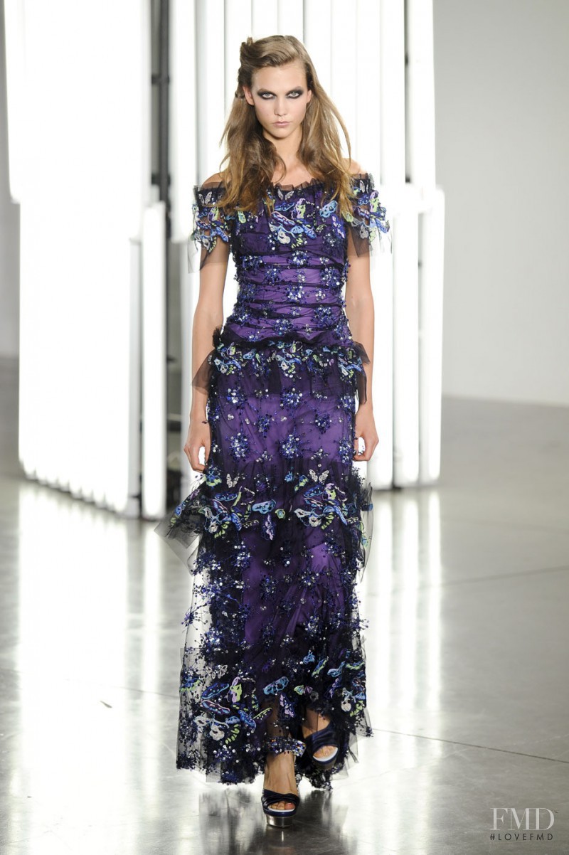 Karlie Kloss featured in  the Rodarte fashion show for Spring/Summer 2012