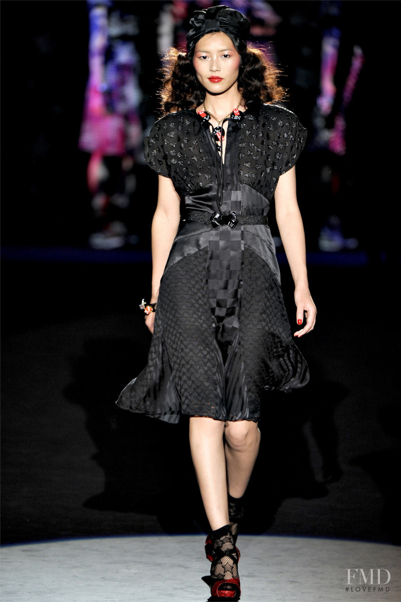 Liu Wen featured in  the Anna Sui fashion show for Spring/Summer 2012