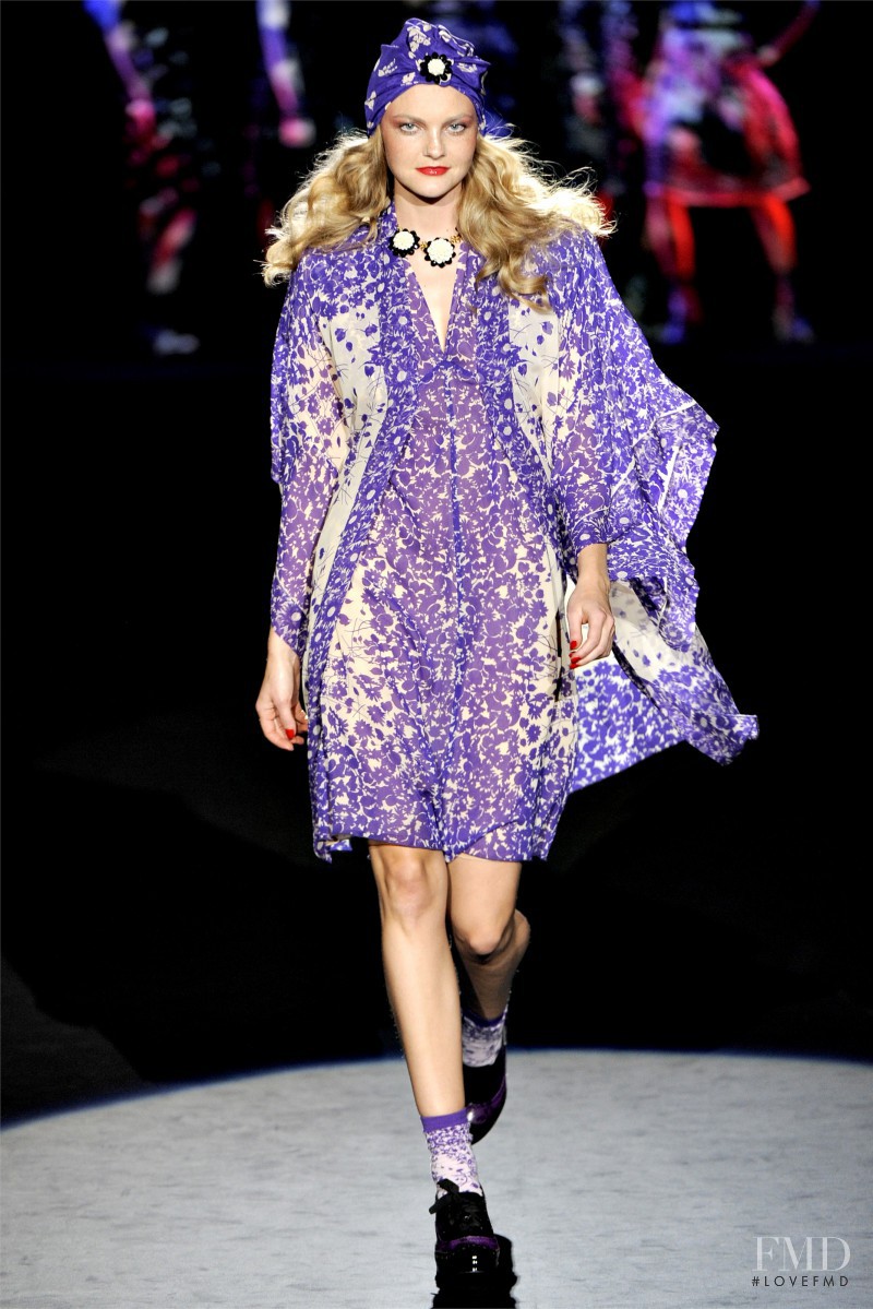 Caroline Trentini featured in  the Anna Sui fashion show for Spring/Summer 2012