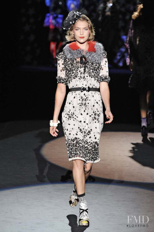 Arizona Muse featured in  the Anna Sui fashion show for Spring/Summer 2012