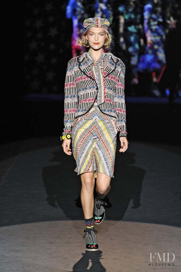 Arizona Muse featured in  the Anna Sui fashion show for Spring/Summer 2012