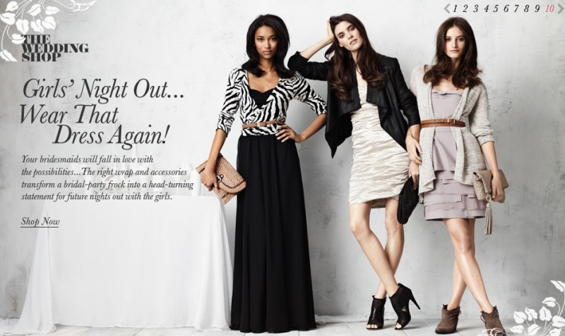 Anais Mali featured in  the Bloomingdales catalogue for Fall 2011