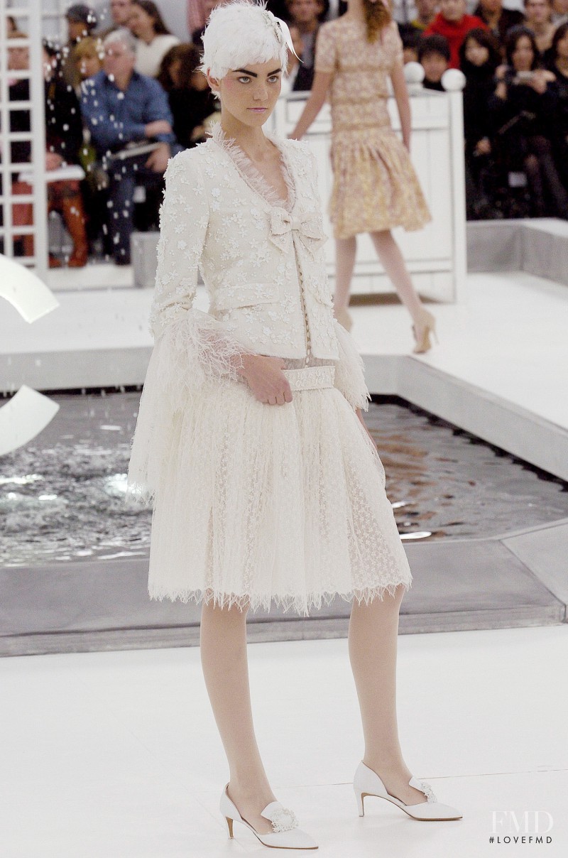 Caroline Trentini featured in  the Chanel Haute Couture fashion show for Spring/Summer 2005