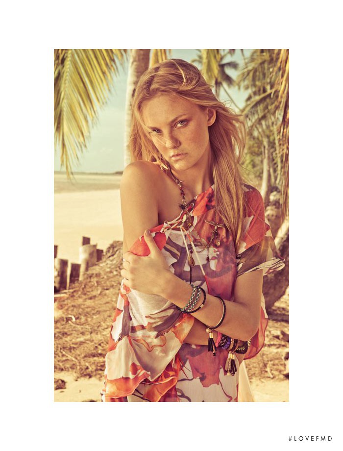 Caroline Trentini featured in  the Morena Rosa advertisement for Spring 2012
