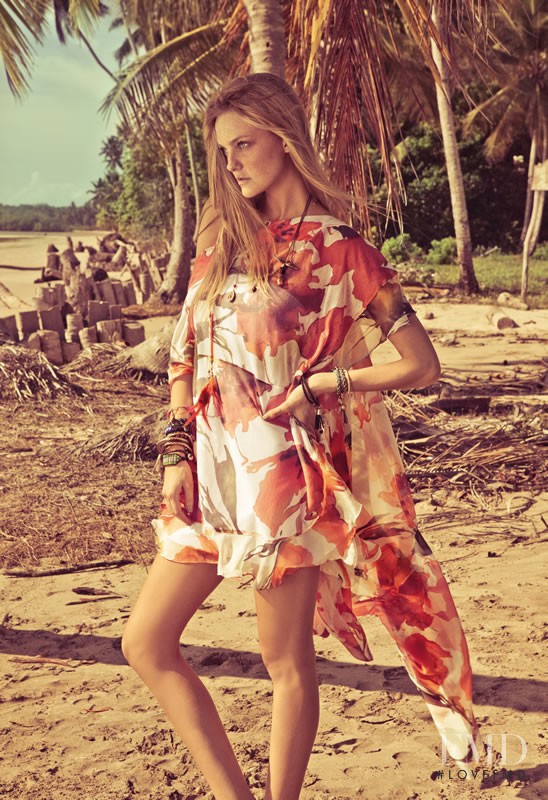 Caroline Trentini featured in  the Morena Rosa advertisement for Spring 2012
