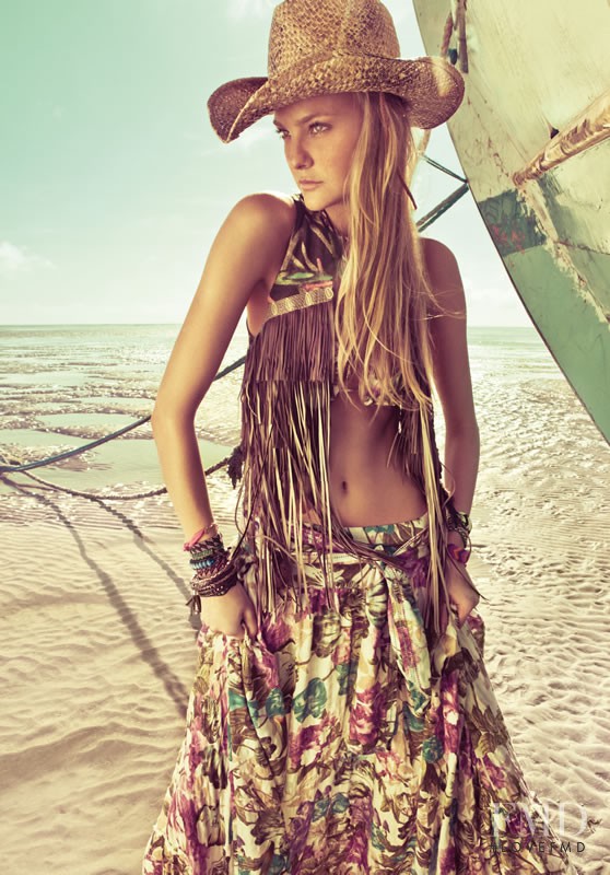 Caroline Trentini featured in  the Morena Rosa advertisement for Spring 2012