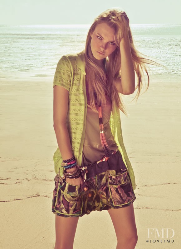 Caroline Trentini featured in  the Morena Rosa advertisement for Spring 2012