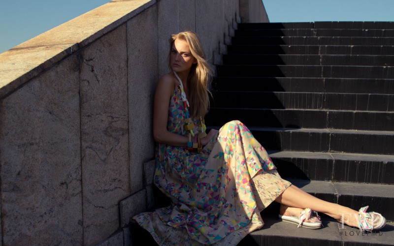 Caroline Trentini featured in  the Cantï¿½o advertisement for Spring/Summer 2012