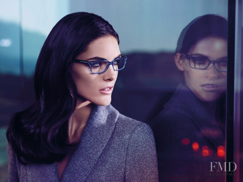 Hilary Rhoda featured in  the BOSS Black advertisement for Autumn/Winter 2012