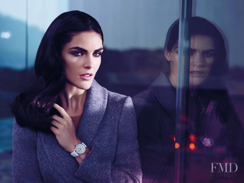 Hilary Rhoda featured in  the BOSS Black advertisement for Autumn/Winter 2012