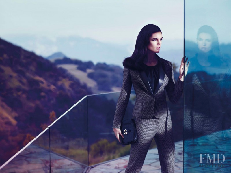 Hilary Rhoda featured in  the BOSS Black advertisement for Autumn/Winter 2012