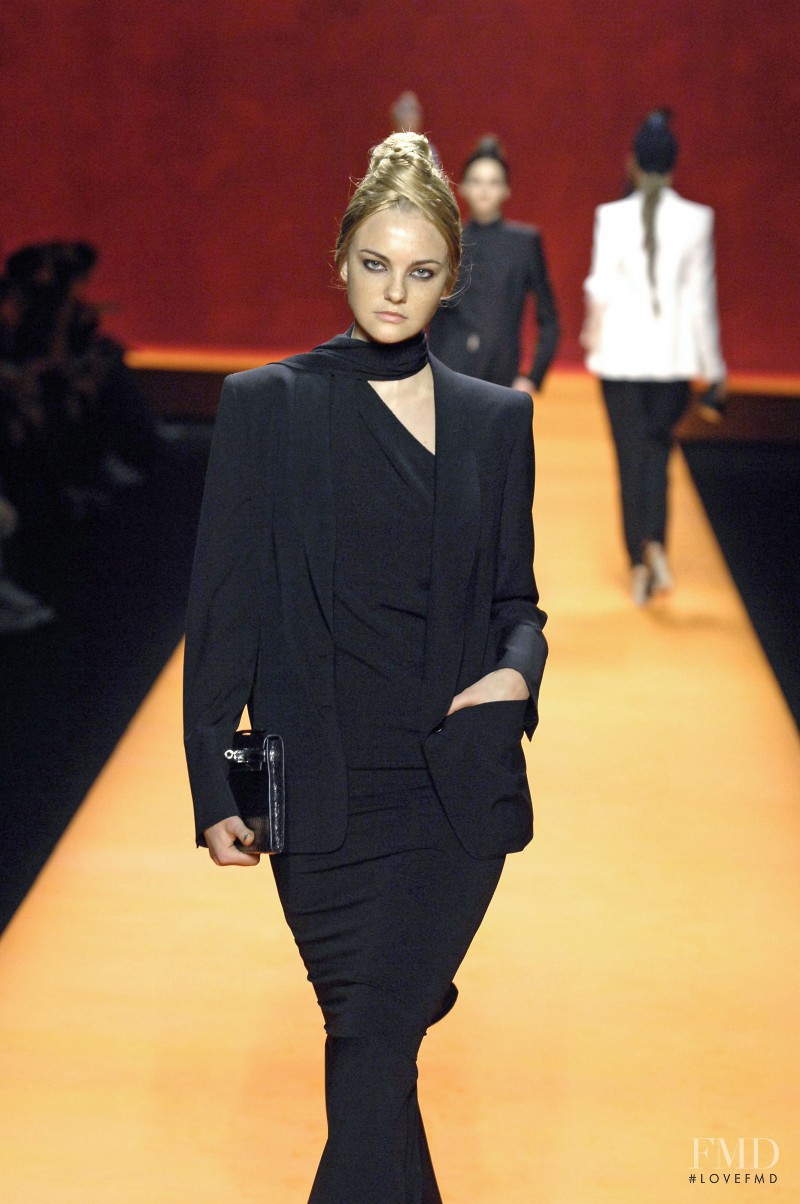 Caroline Trentini featured in  the Hermès fashion show for Spring/Summer 2008