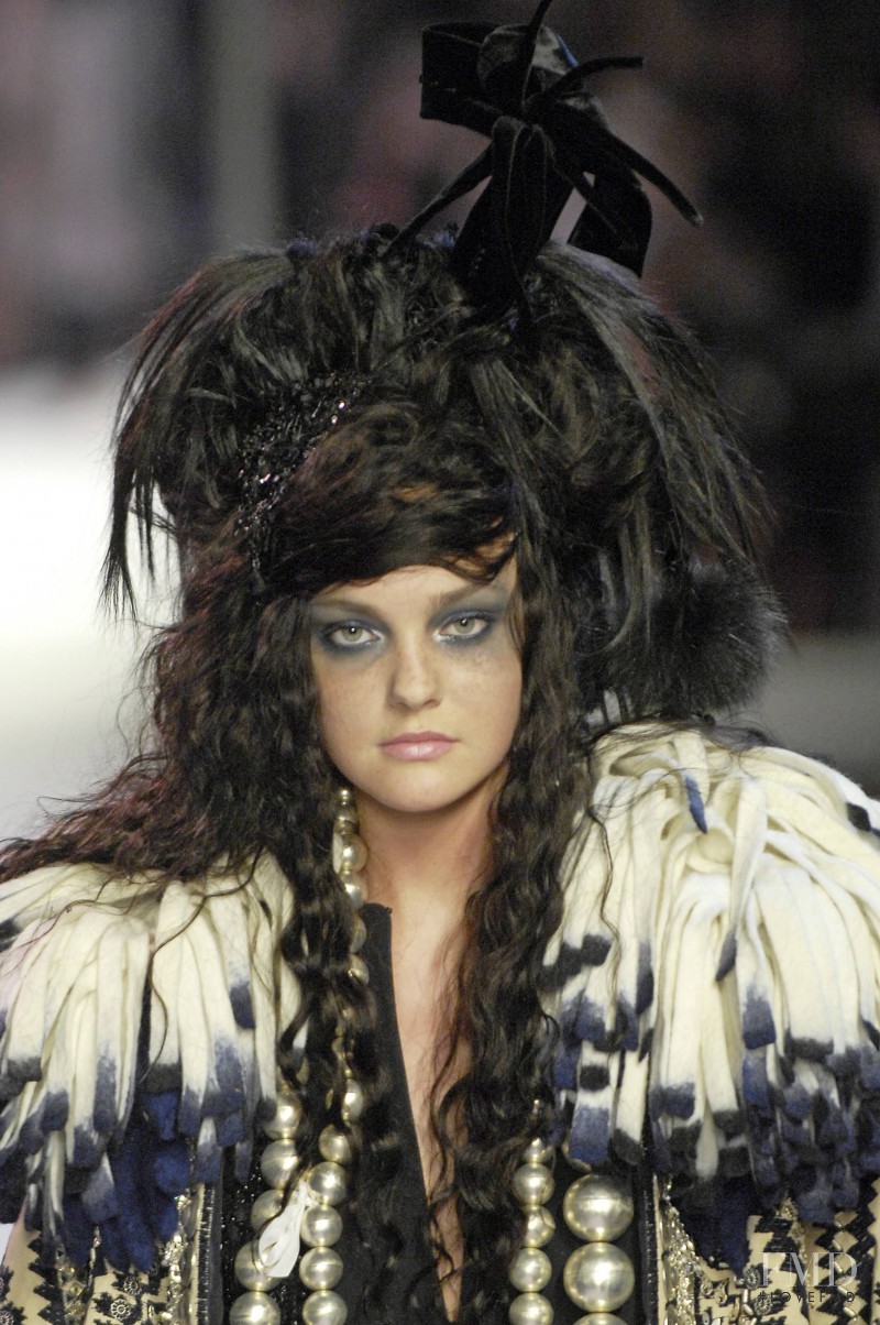 Caroline Trentini featured in  the Christian Lacroix Couture fashion show for Autumn/Winter 2007