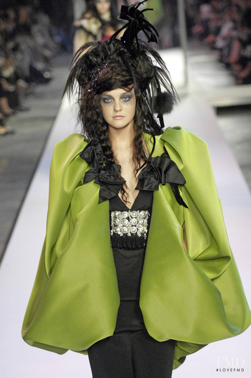 Caroline Trentini featured in  the Christian Lacroix Couture fashion show for Autumn/Winter 2007
