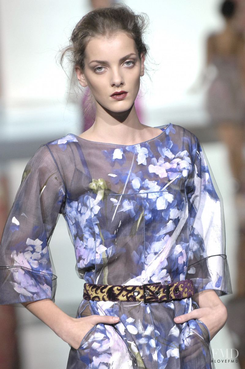 Denisa Dvorakova featured in  the Dolce & Gabbana fashion show for Spring/Summer 2008