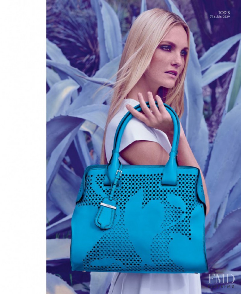 Caroline Trentini featured in  the South Coast Plaza lookbook for Pre-Fall 2015