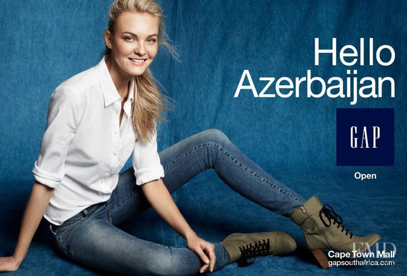 Caroline Trentini featured in  the Gap Hello Campaign advertisement for Spring/Summer 2012