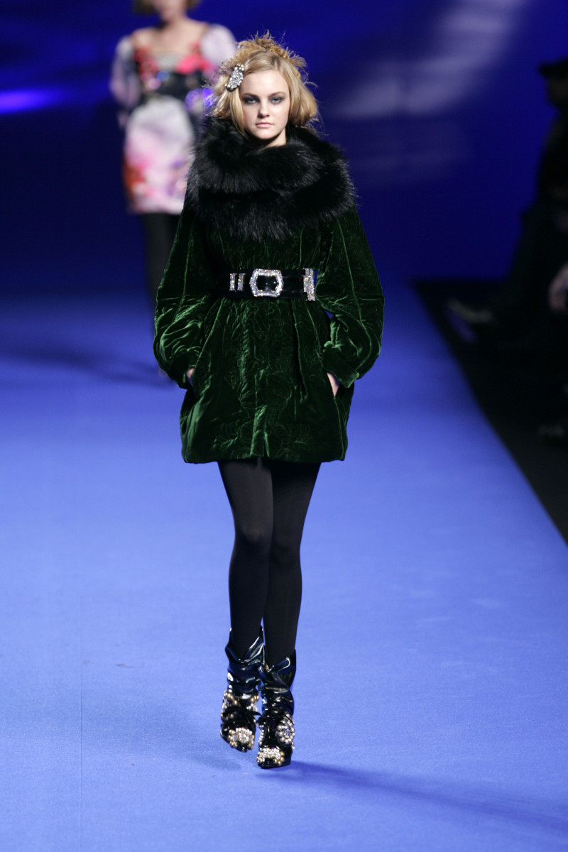 Caroline Trentini featured in  the Christian Lacroix fashion show for Autumn/Winter 2007