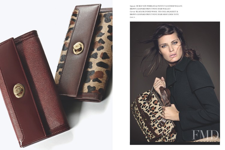 Isabeli Fontana featured in  the Ports International advertisement for Autumn/Winter 2011