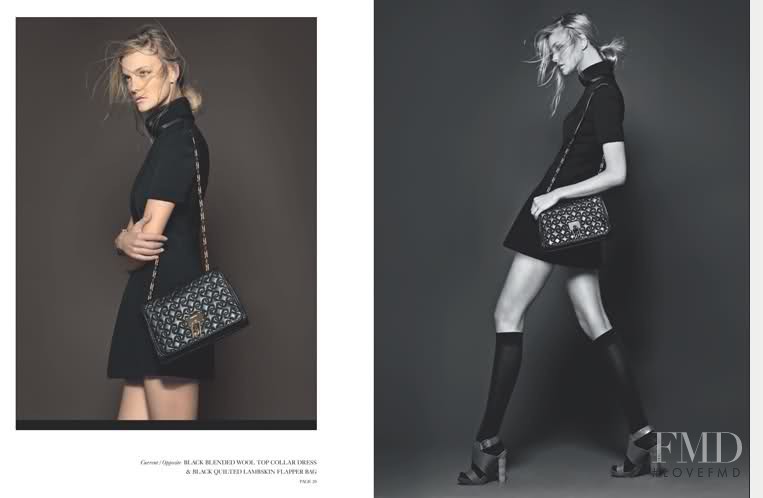 Caroline Trentini featured in  the Ports International advertisement for Autumn/Winter 2011